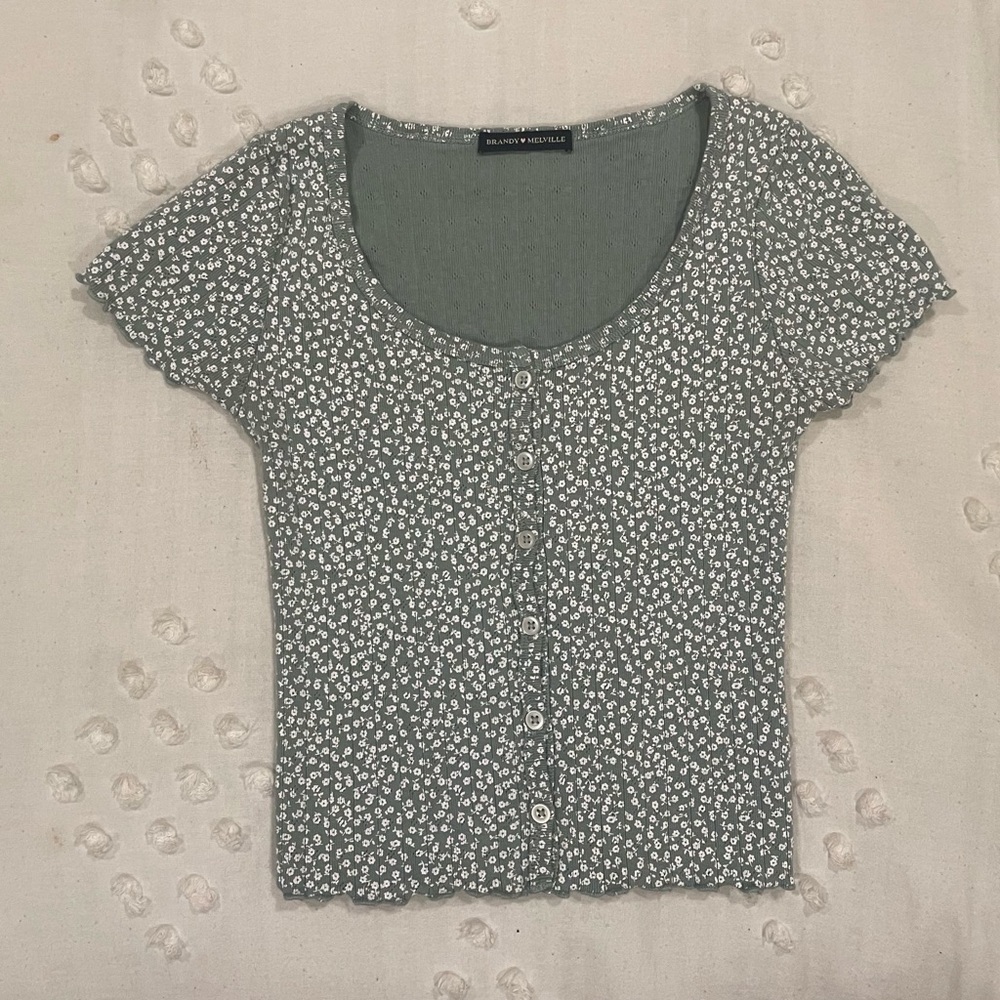 brandy melville crop zelly top